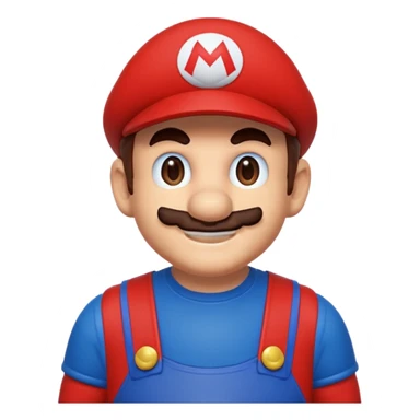 Mario pixel-art sticker