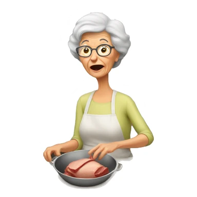 grandma forgets about the ham in the oven sticker