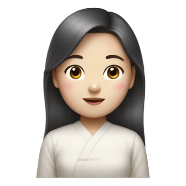 Korean girl with lg gram sticker