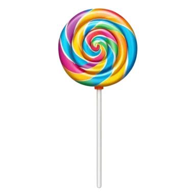 Realistic chupa chups fantasy ball lollipop sticker