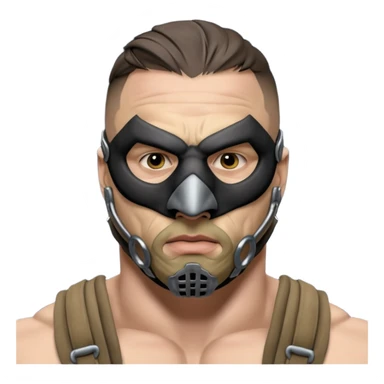 tom hardys bane from batman the dark knight sticker