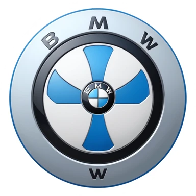Convert bmw logo to emoji as it is sticker