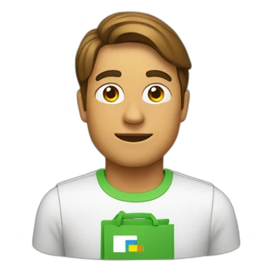 google logo mixed with microsoft logo sticker