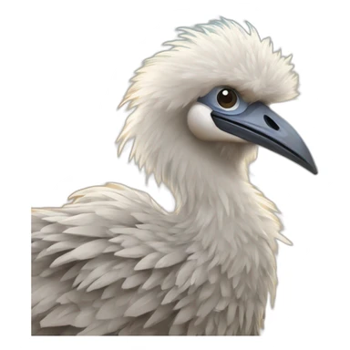 autruche qui cache sa tete dans le sable sticker