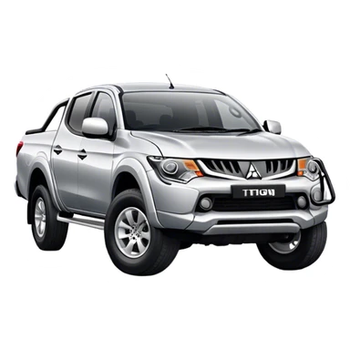 Mitsubishi Triton - Mitsubishi (Model Year: 2023) (Iconic colour: Silver) sticker
