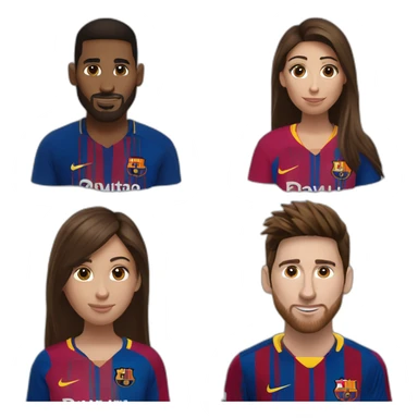 Antonella et messi sticker