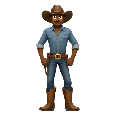 My boyfriend cowboy sticker