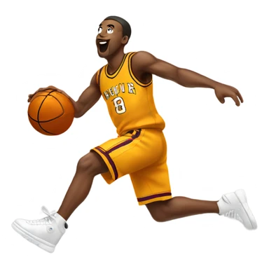 Basketball dunk sticker