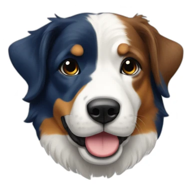 Border Colie blue merl tricolor sticker