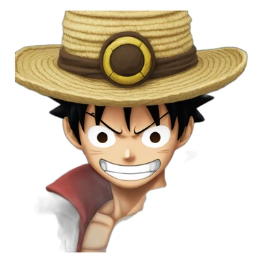 one piece luffy gear 5 white sticker