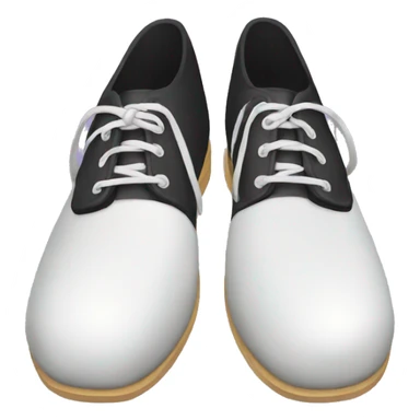black bowling shoes sticker