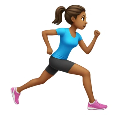 girl doing exercise  sticker