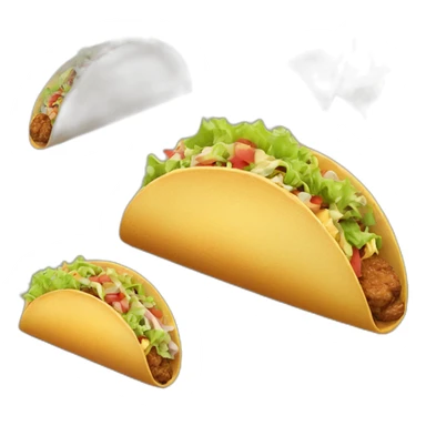 Cartons avec chat et tacos dedans sticker