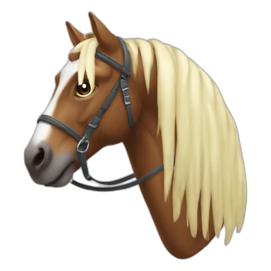 Cheval avec corne sticker