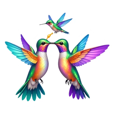 MORE HUMMINGBIRDS sticker