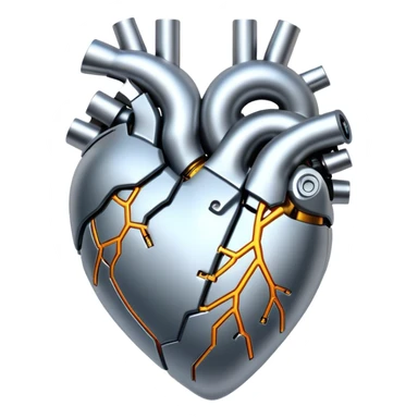 artificial intelligence heart sticker