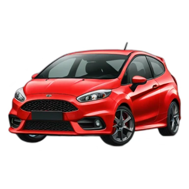 fort fiesta st line sticker