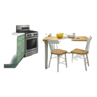 Kitchen in Granny’s house sticker