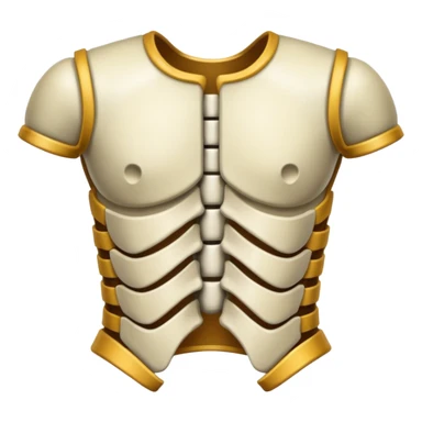 bone chestplate sticker