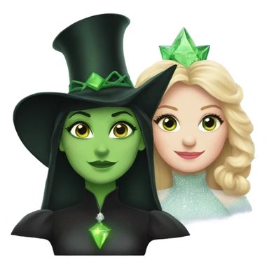 Glinda and Elphaba sticker