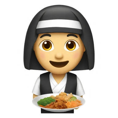 Let’s go eat Asian food sticker