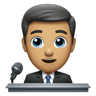 news anchor emoji sticker
