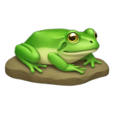 Grenouille qui dort sticker