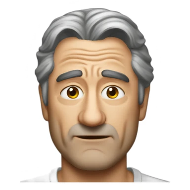 De niro face sticker