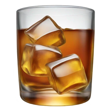 Whiskey on ice sticker