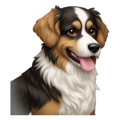 Bergé Américain Miniature chien sticker