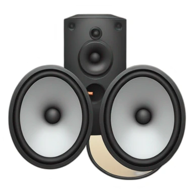 a loudspeaker sticker