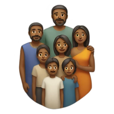Sacred family sticker