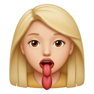 Lip bite sticker