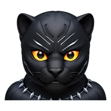 Black panter sticker