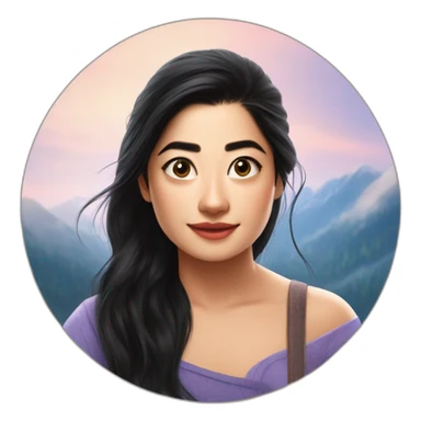  Rashmika mandana in animal movie sticker