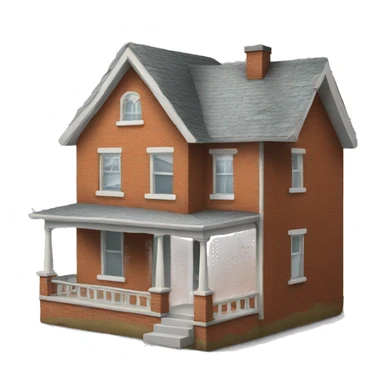 house with defects sticker