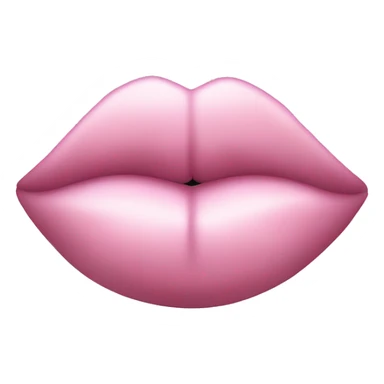 Light pink kiss lips sticker