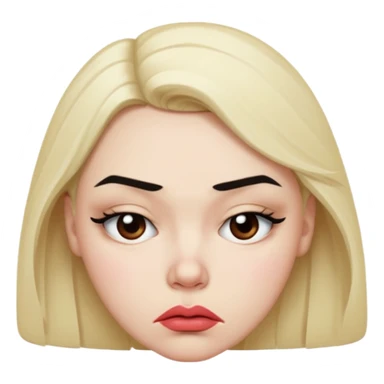 Personne qui boude  sticker