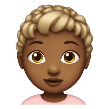 A newborn baby girl  sticker