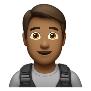 homme-brun-lunettesrondes-adulte sticker