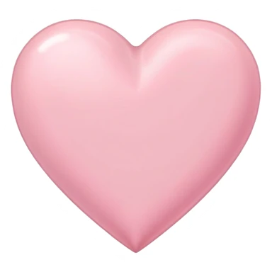 Cœur pastel rose sticker