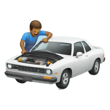 man fixing a car windshield sticker