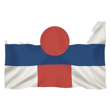 flag ofKitakyūshū, Fukuoka, Japan sticker