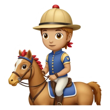 Chicken jockey sticker