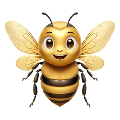 Cinematic Cheeky Bee Portrait Emoji, Head tilted dramatically with an exaggeratedly shocked expression, featuring a small, fuzzy body with wide, comically expressive eyes full of playful disbelief and animated, fluttering wings, Simplified yet hilariously expressive features, highly detailed, glowing with a slightly sassy golden glow, high shine, dramatic yet playful, stylized with an air of cheeky honey mischief, soft glowing outline, capturing the essence of a meme-worthy bee that looks ready to buzz its way into viral fame! sticker