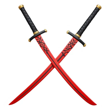 demon slyer katana sticker