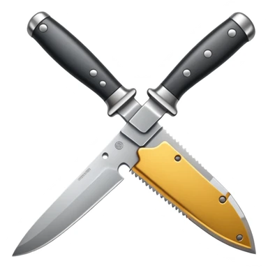 generate me a simple knife sticker