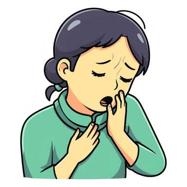 guy choking his neck crying sticker