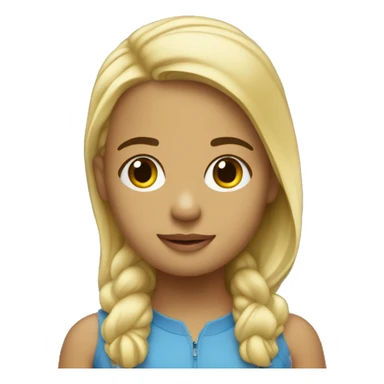 Drake with a little blonde girl sticker