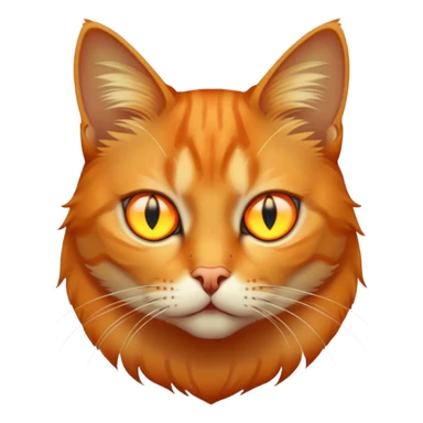 cat with glowing nightvision eyes sticker